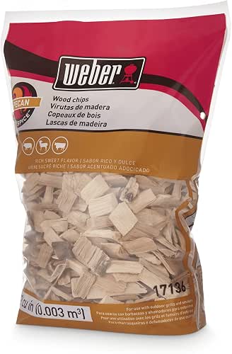 Weber Pecan Wood Chips, 2 lb – Premium BBQ Smoking