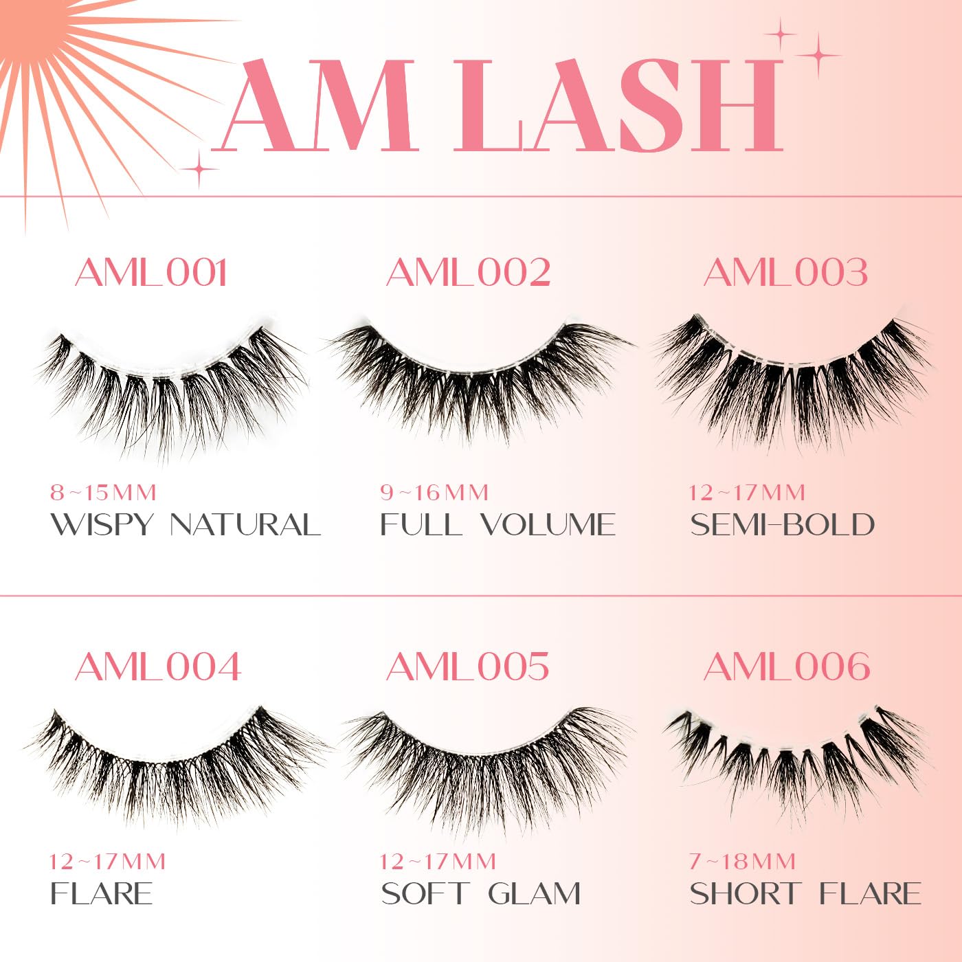 CATTITUDE 5D AM/PM False Eyelashes, Full Volume Style, Soft Faux Mink & Ultra Lightweight, Invisible Clear Band - Image 4