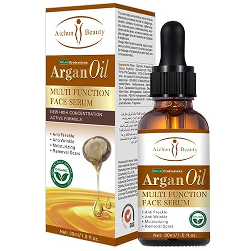 Miniatura 9 de AICHUN BEAUTY Aceite de árbol de té de jojoba con ricino de argán, suero facial multifunción, reparación natural, manchas hidratantes, 1.0 fl oz