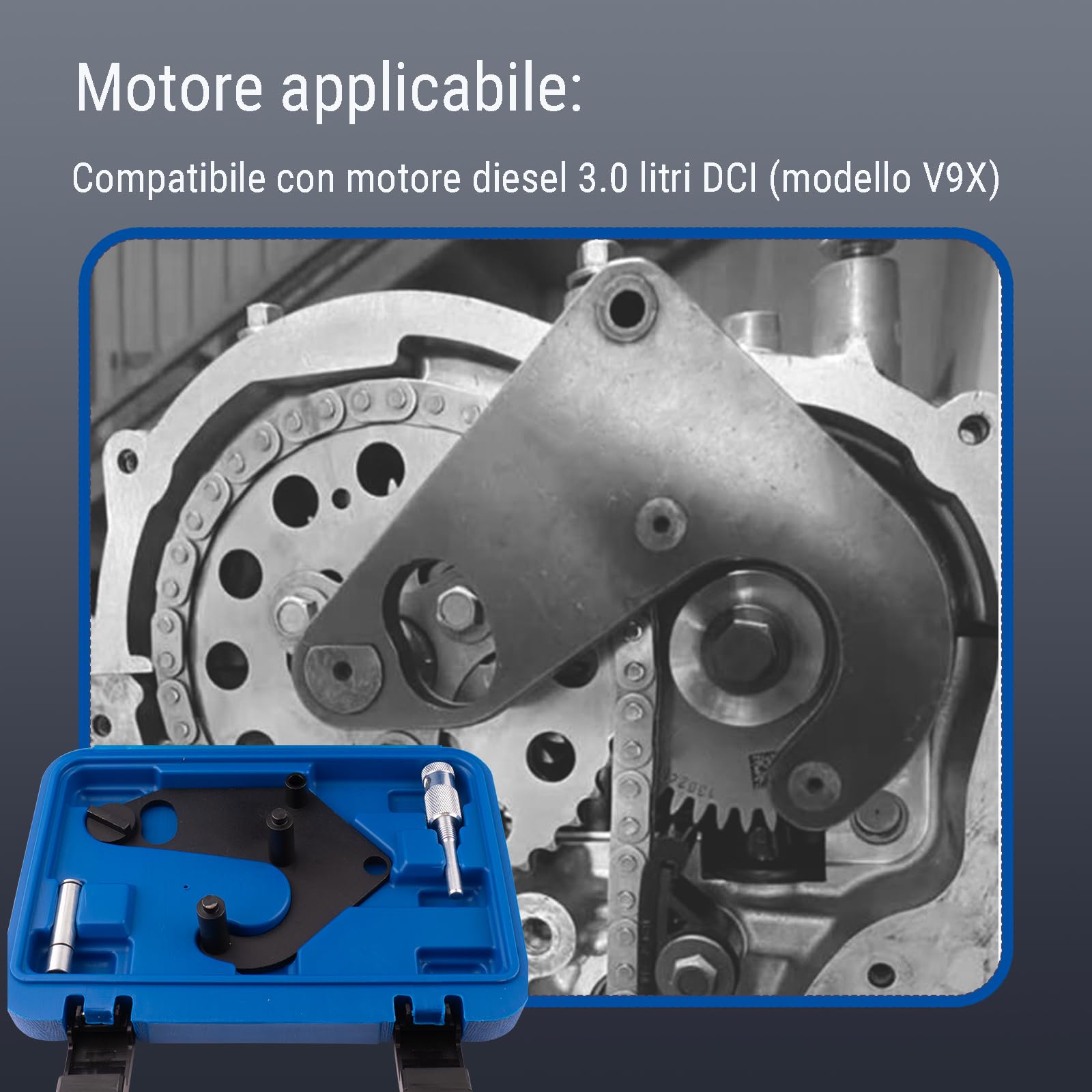 Utensile di Blocco dell'albero a camme OEM: Mot1880, Mot1907 | Compatibile con Infiniti, Nissan e Renault V9X diesel 3.0 litri