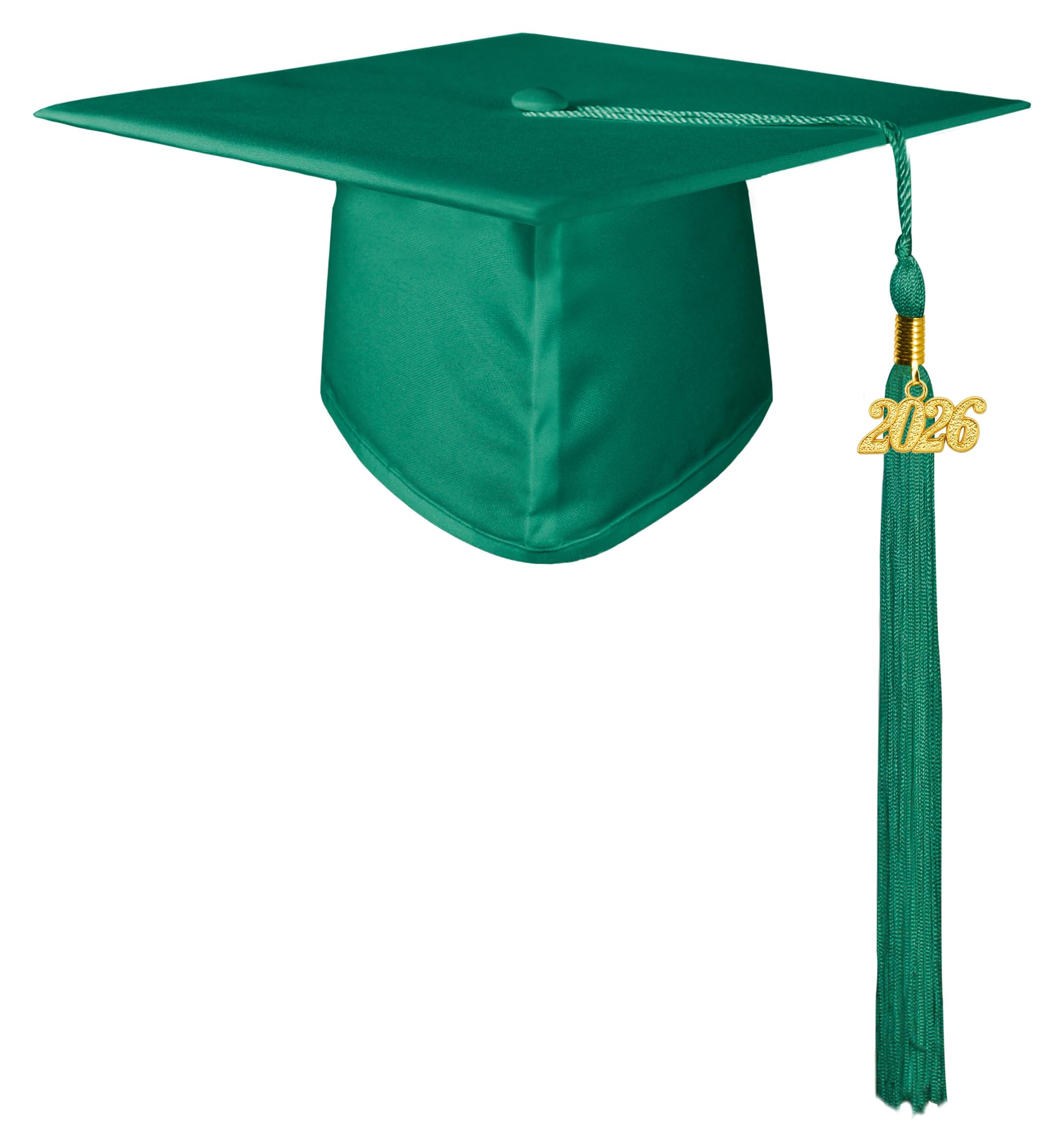 GraduationMall Matte Kindergarten &amp; Preschool Graduation Cap for Kids with 2026 Tassel Black