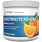 Dr. Berg Zero Sugar Hydration Keto Electrolyte Powder - Enhanced w/ 1000 mg of Potassium & Real Pink Himalayan Salt (NOT Table Salt) - Orange Flavor Hydration Drink Mix Supplement - 50 Servings