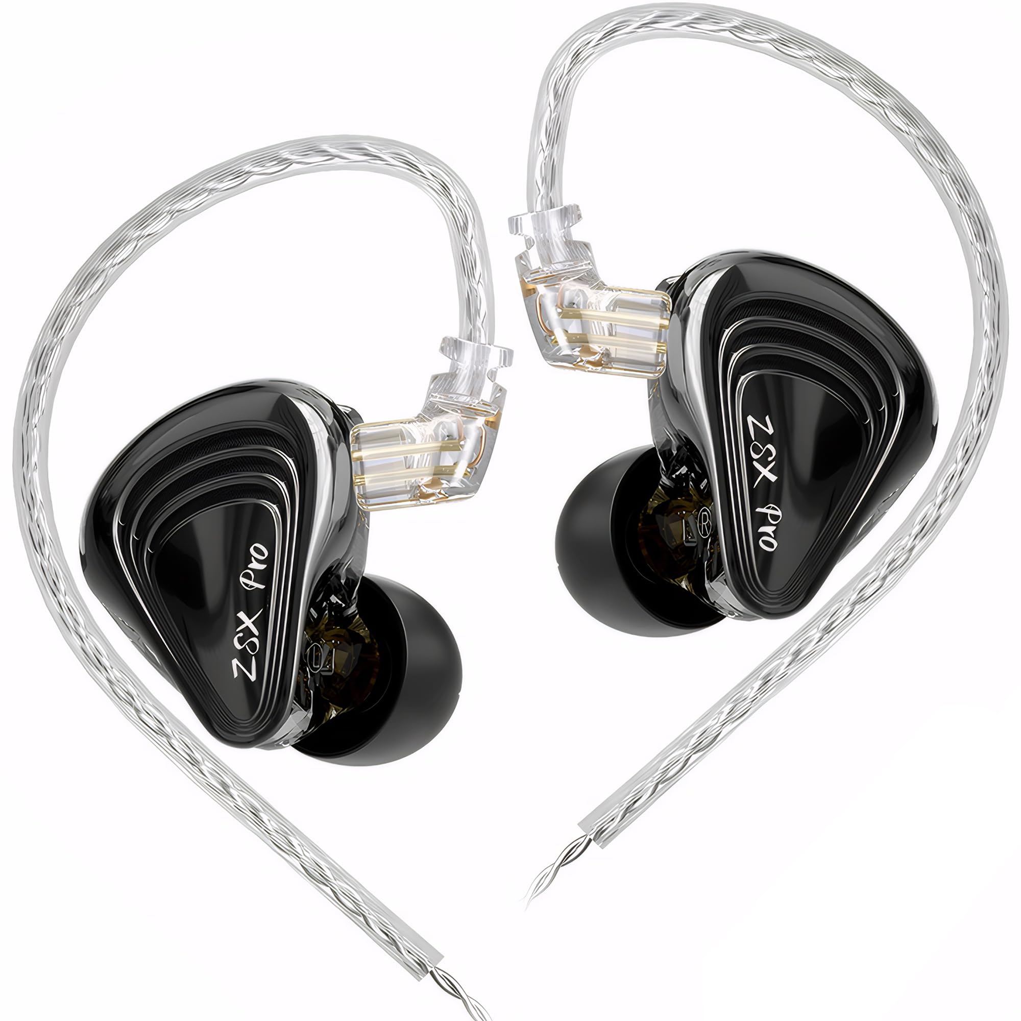 ヘッドフォン/イヤフォン EVR Amazon.com: KZ ZSX Pro – 5BA+1DD 6 Driver Hybrid in-Ear HiFi