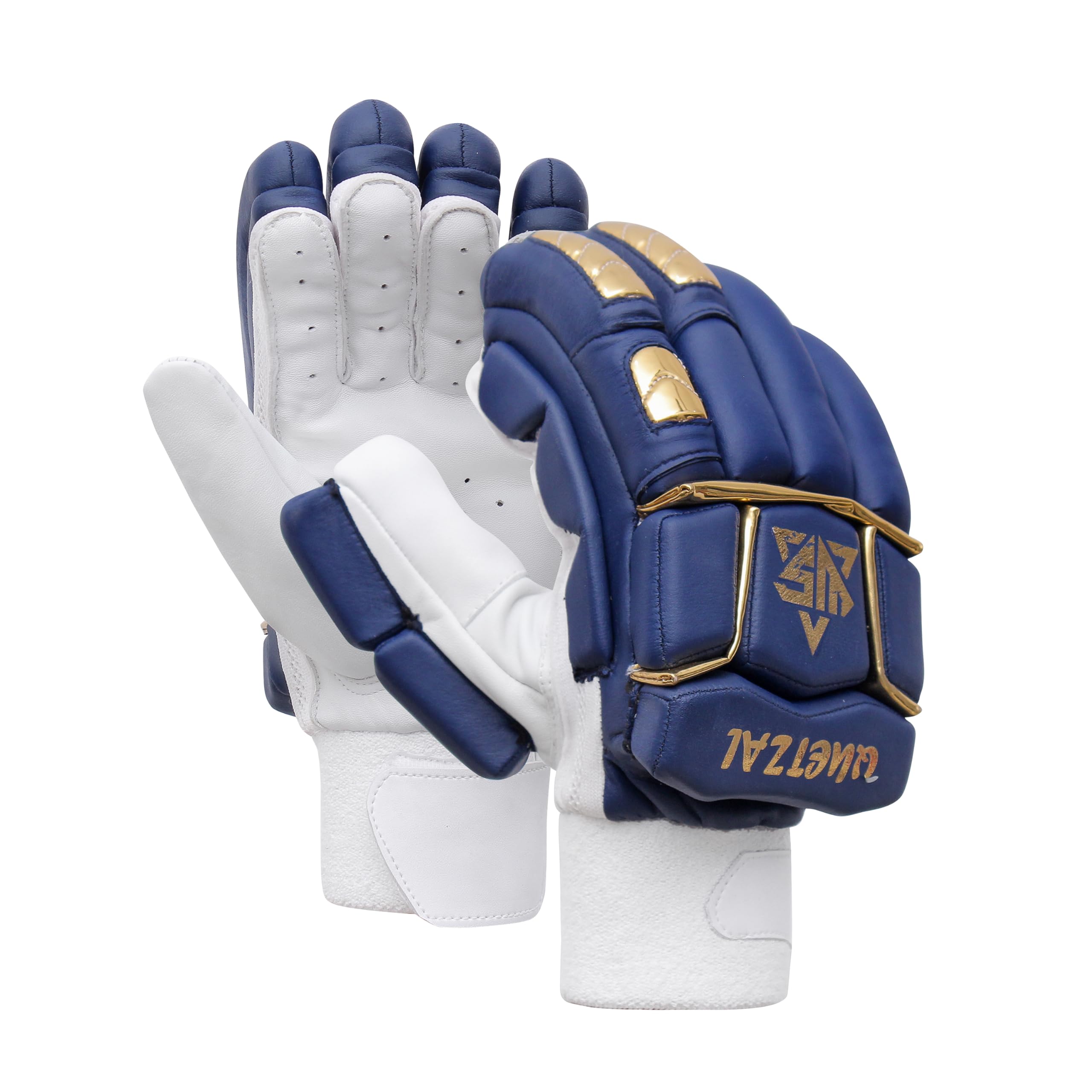 Whitedot Quetzal Lovlon Cricket Batting Gloves, Navy Blue, Suitable for Professional Players (Youth/Medium, Left) (B0DCP62GJ2) Amazon Price History, Amazon Price Tracker