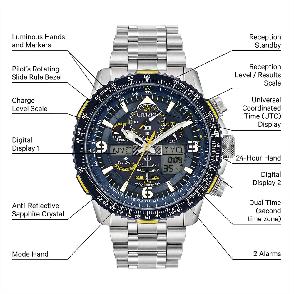 Citizen Gents Eco-Drive Blue Angels Skyhawk A.TJY8078-52L