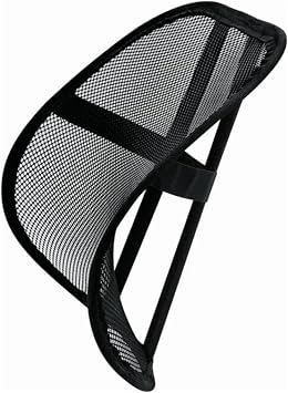 Sogex Backrest Mesh Sweat-Free Lumbar Support Cushion Orthopedic Office Sofa Pillow Waist Hernia Protective Lumbar Support