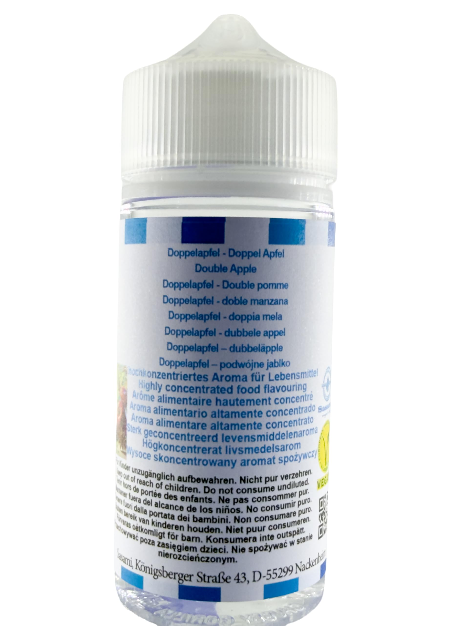 Doppelapfel – podwójne jabłko aromat koncentrat – Wegański – Sasami – 100ml