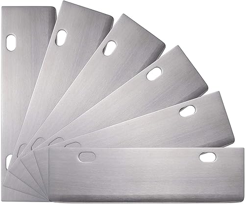 Miniatura 7 de BOLEXBOLEXINO Cuchillas de repuesto para parrilla, cuchillas afiladas, de acero inoxidable, resistentes al óxido, para barbacoa al aire libre,