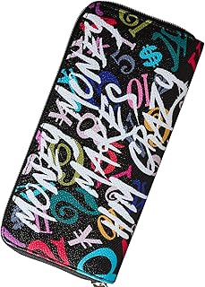 [フランク三浦] 長財布 ラウンドファスナー 大容量 奇跡の財布 国内正規品 メンズ レディース (クレイジーレインボーブラック)