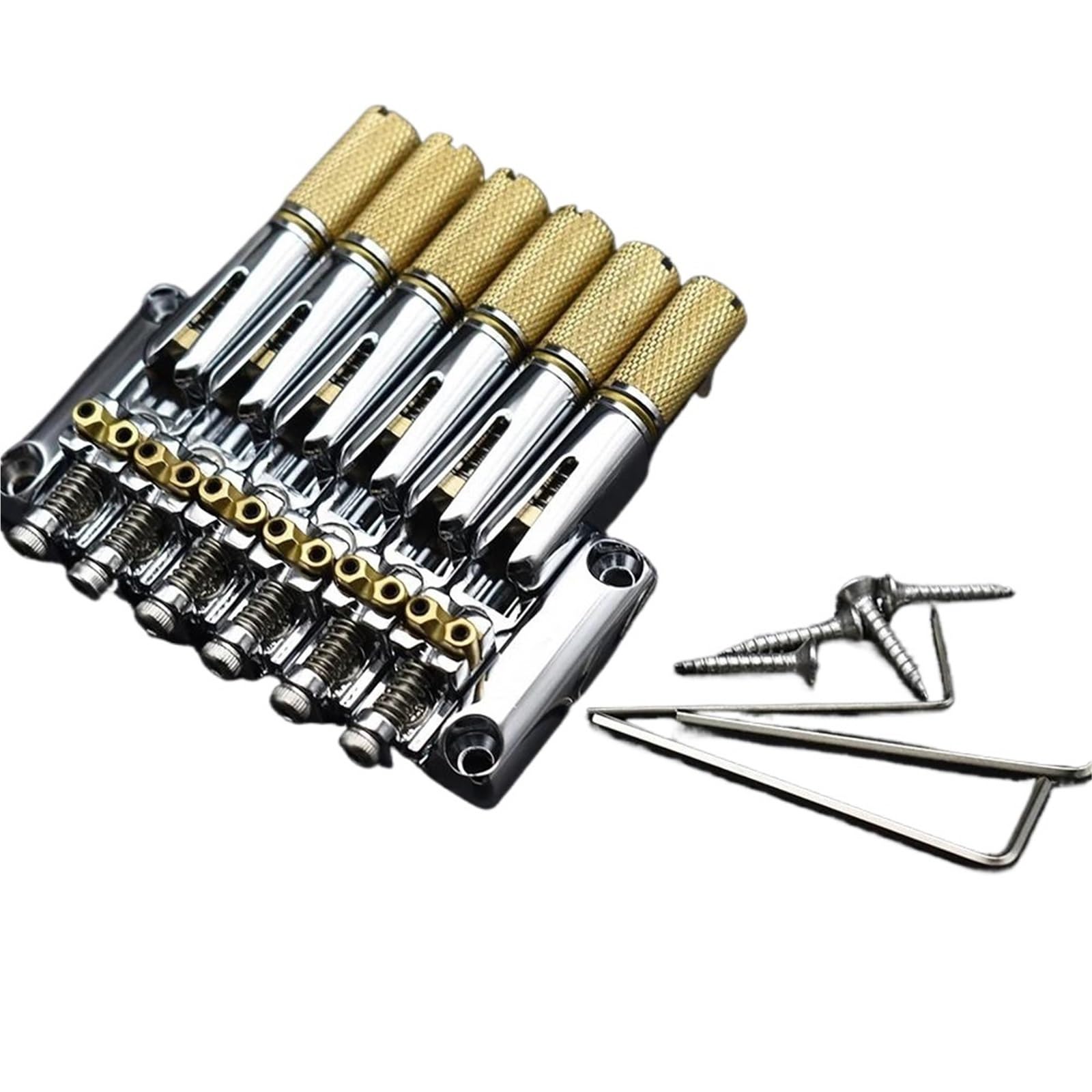 Bridge Guitar Nut Set Guitarra Eléctrica De 6 Cuerdas Con Puente Y Cejuela De Metal