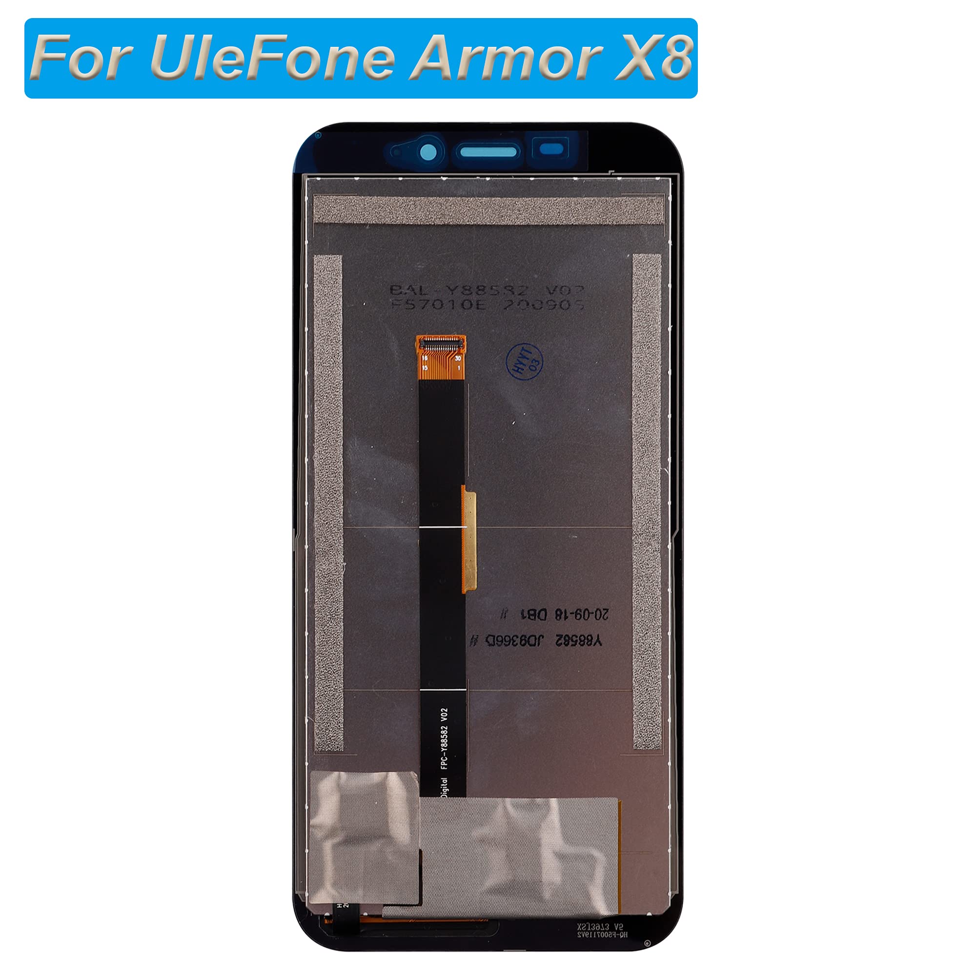 Écran Tactile LCD De Remplacement Pour Ulefone Armor X8/X12/X13 - Display Complet - Noir