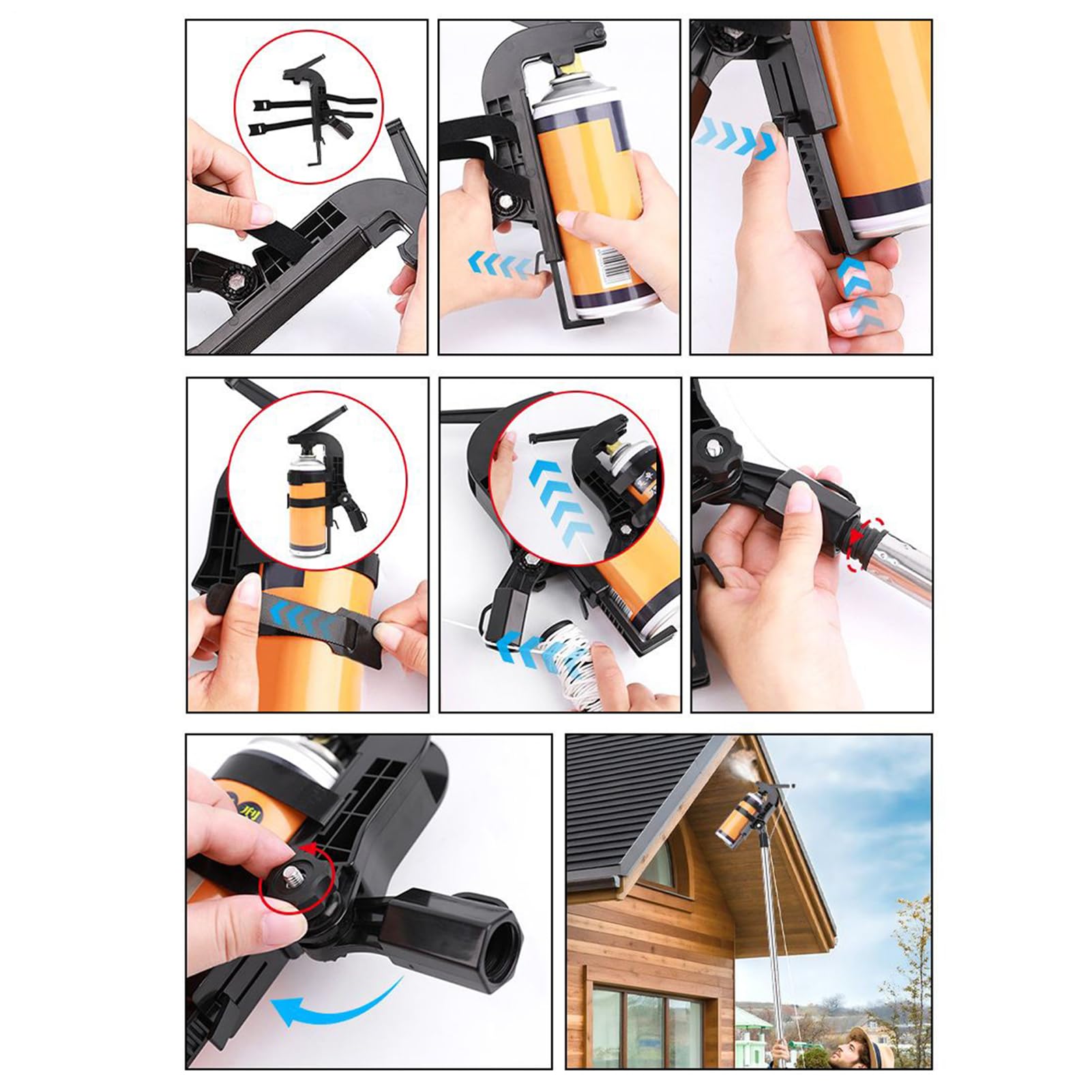 Adaptateur Rallonge Spray Connecteur Lance Télescopique