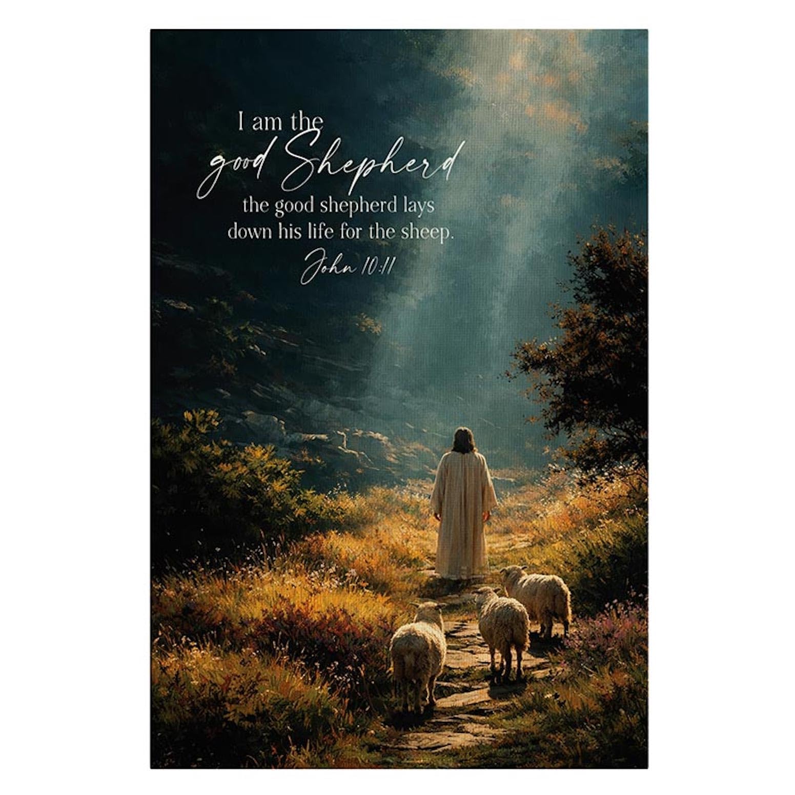 P. Graham Dunn Canvas Wall Art, 12" x 18", Good Shepherd