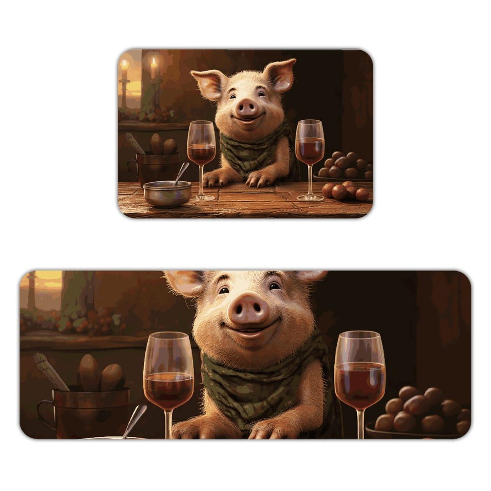 Tapete de cocina para evitar goteos en el suelo, franela suave y lavable