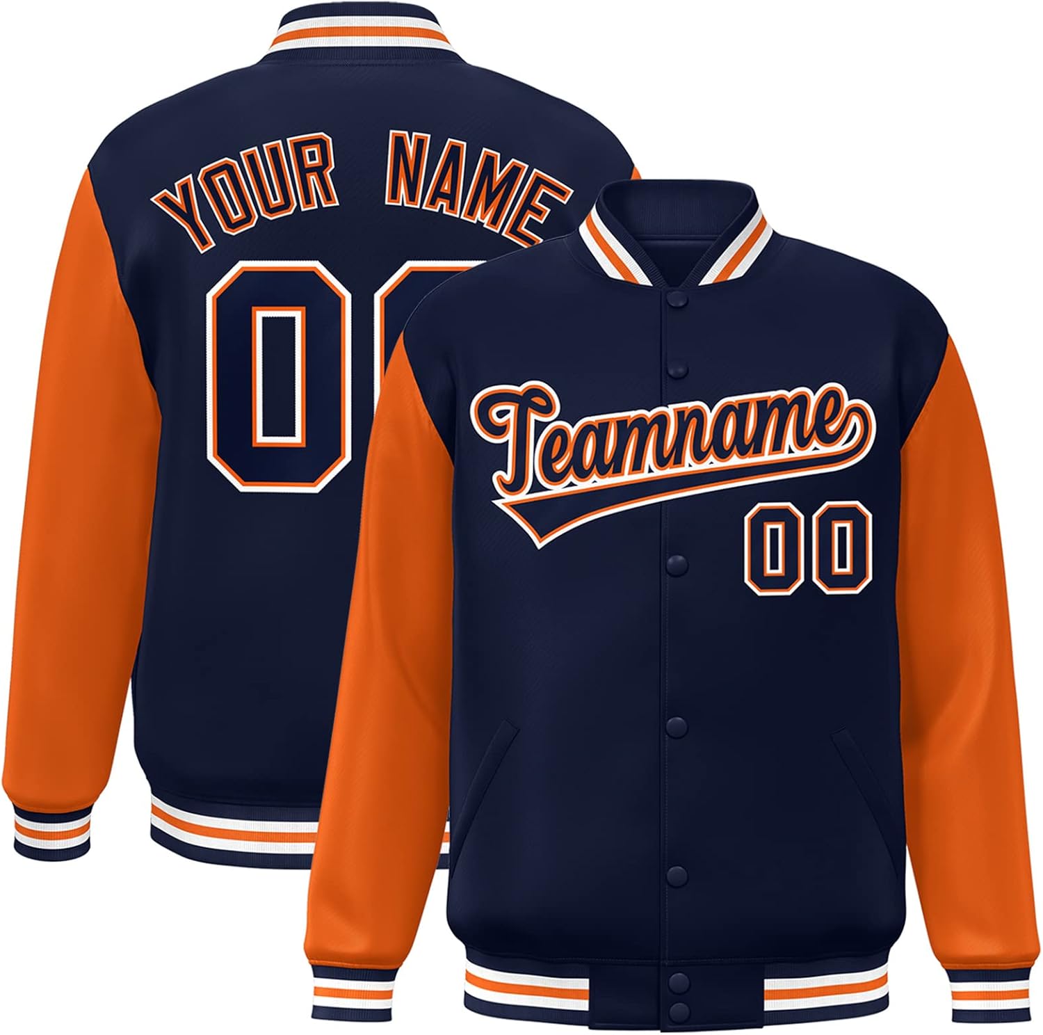 KXK Custom Men/Women/Youth Varsity Jackets College Baseball Letterman Bomber Coat Personalized Stitched Letters & Number