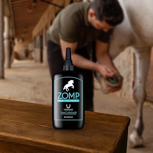 Zomp Liquid Hoof Thrush and White Line Treatment for Horses: Effective for Thrush Relief and Prevention on All Hooved Animals