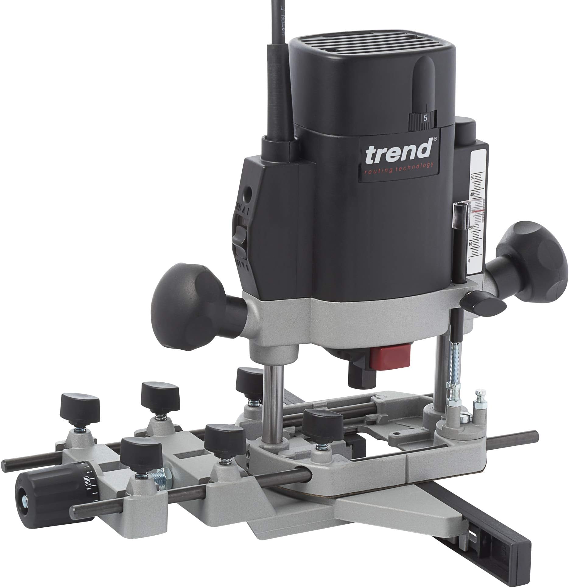 Trend T18S 18V Cordless Brushless Workshop Router, 2 x Slimline 4Ah ...