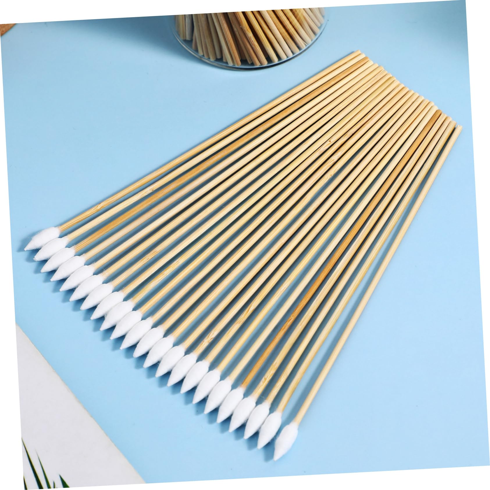 2 set Bastoncini Di Cotone Di Precisione Bastoncini Di Cotone Con Punta Tamponi Per La Pulizia Delle Unghie Applicatore Detergente Tamponi Per Il Trucco Delle 500 pezzi*2