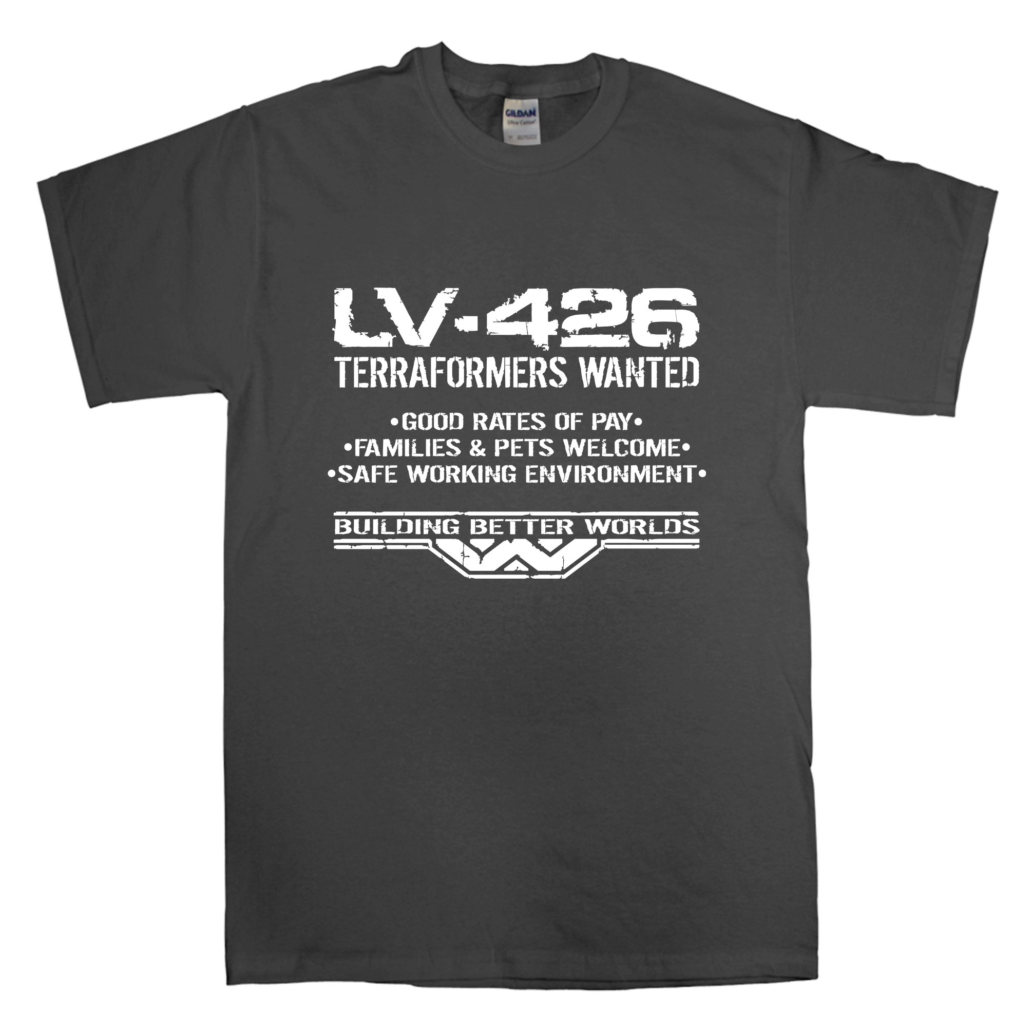 8Ball Originals - Mens T Shirt - LV-426 Terraformers Wanted