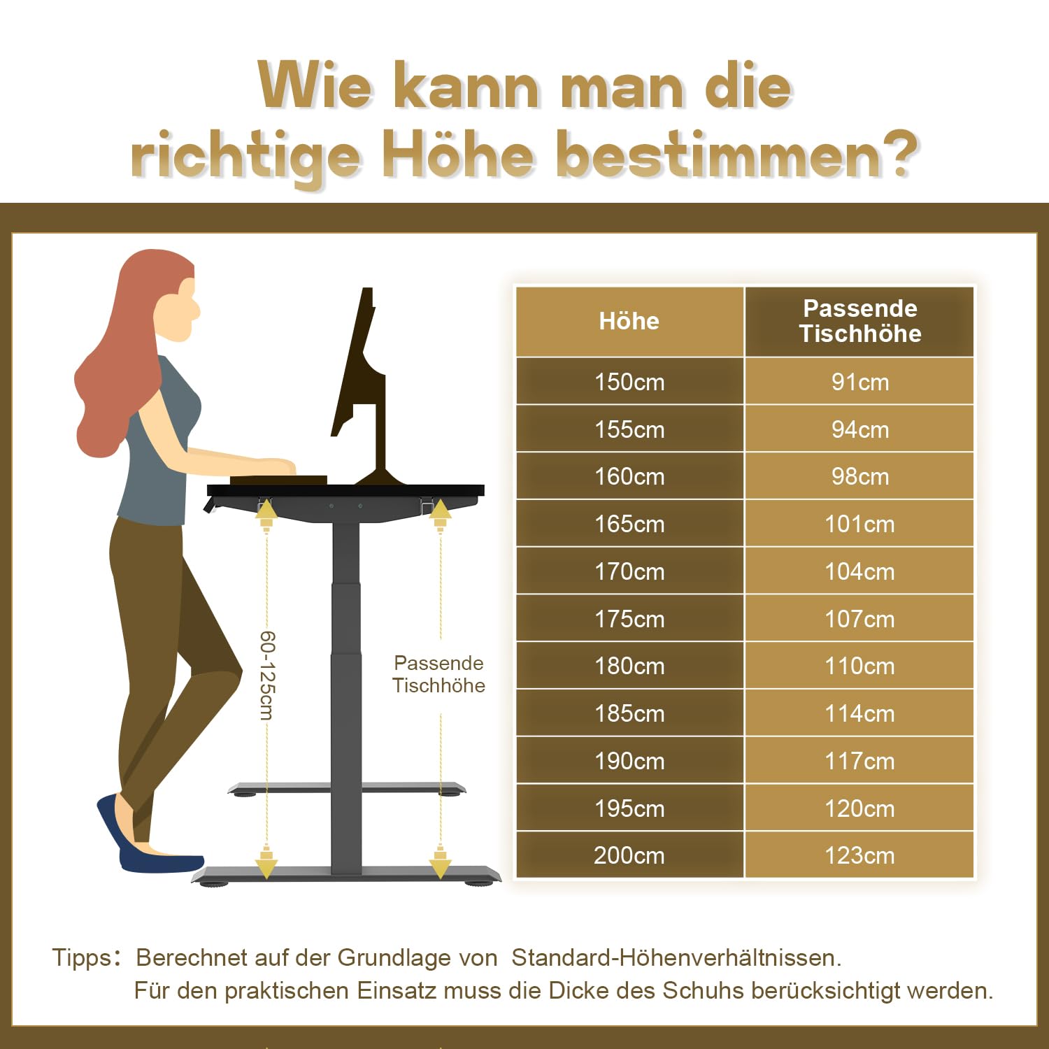 Homall G-23 PRO Höhenverstellbarer Tisch Gestell mit 2 Motoren,Elektrisch Tischgestell Belastbar bis 130KG, 3-Fach-Teleskop, Tischgestell mit Memory Steuerung, Kollisionschutz- und Erinnerungsfunktion