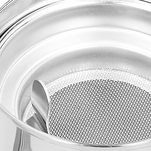 Miniatura 8 de Tetera de acero inoxidable, fácil de limpiar, filtro de aceite duradero para hoteles, restaurantes, hogares (color verdadero)