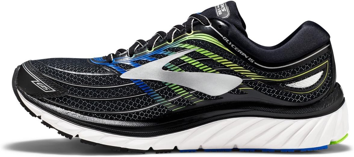 Brooks Glycerin 15 Black/Electric Brooks Blue/Green Gecko 8
