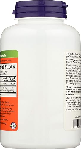 Miniatura 4 de Kelp Powder Norwegian Now Foods 8 oz Powder