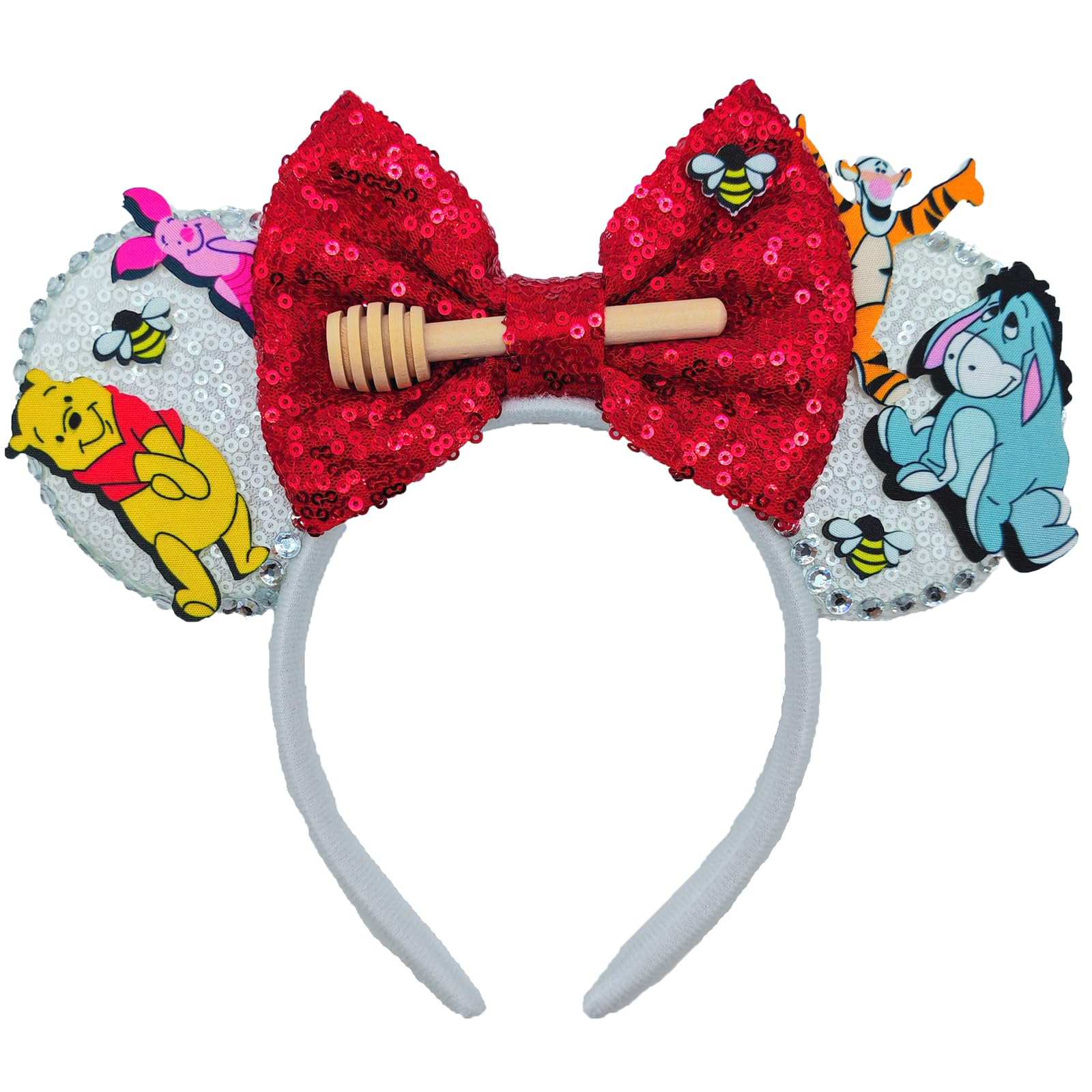 ZHENNAN Honey Stick Headbands for Women Men Birthday Decorations Halloween