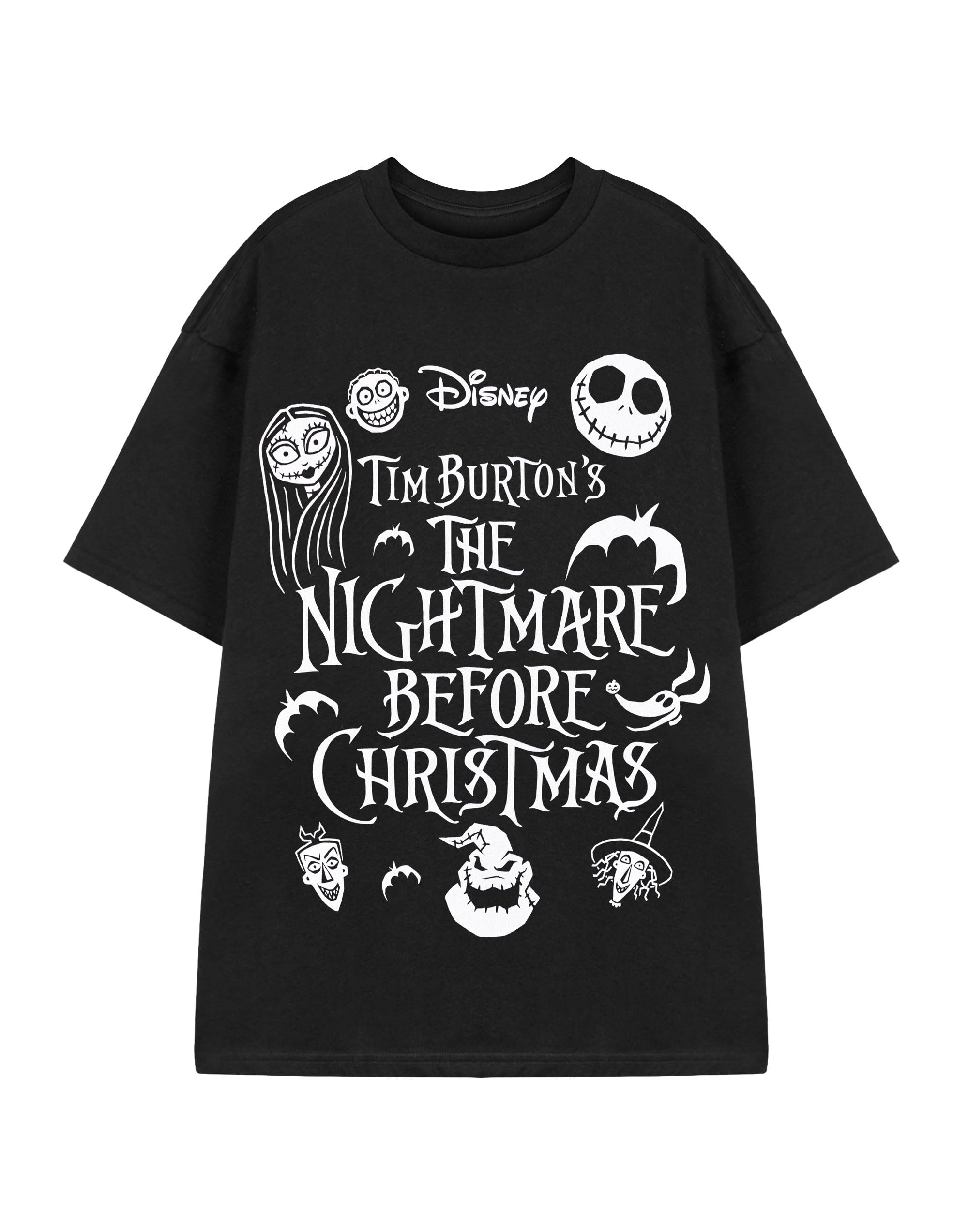 Disney Unisex Short Sleeved T-Shirt | Black | Official Merch | Size: Medium