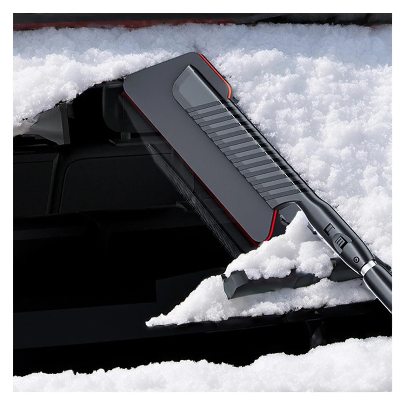 Adatto per 3 in 1 auto pala da neve – Spazzola da neve universale rimovibile per parabrezza raschietto ghiaccio e sbrinamento scopa per veicoli e motoslitte
