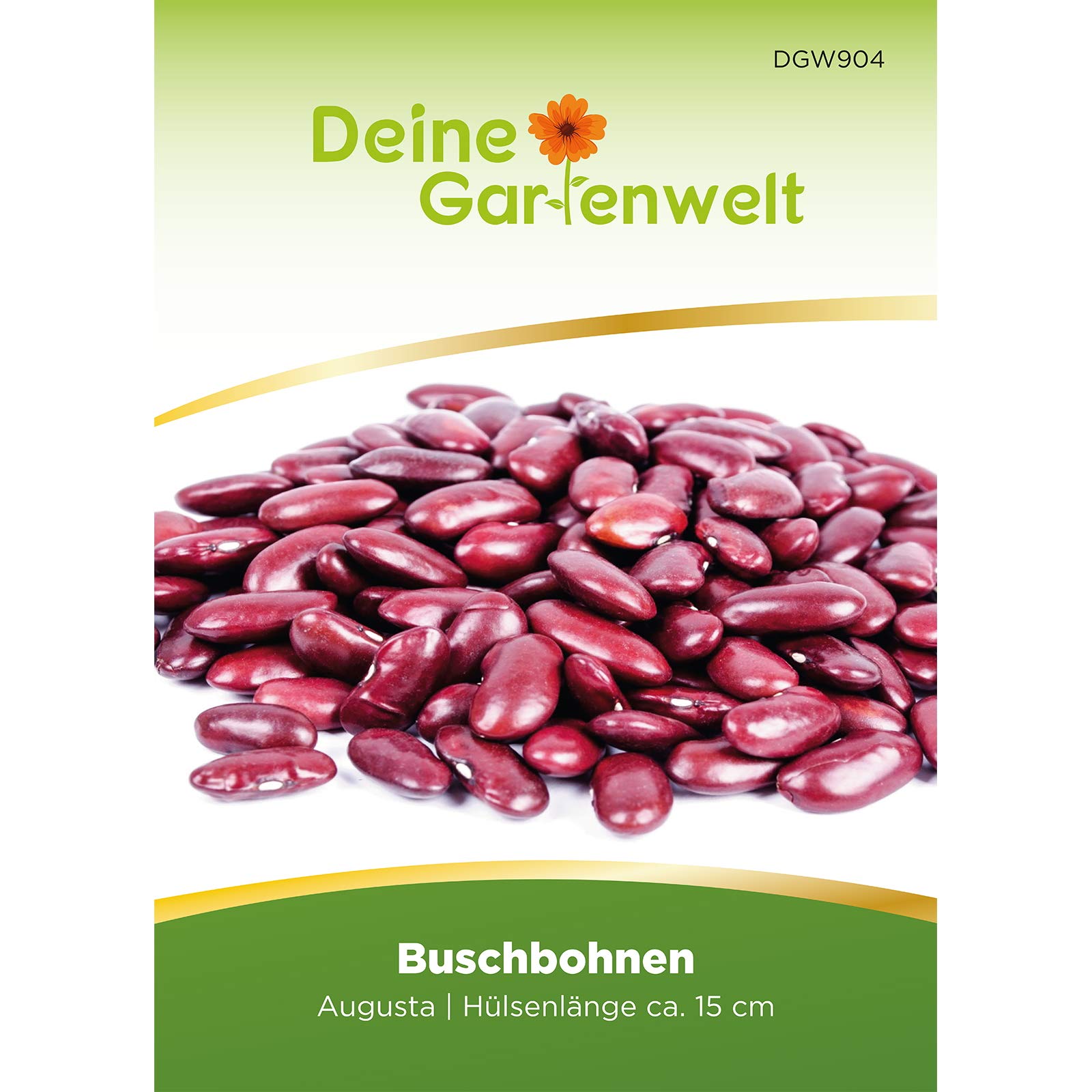 Kidneybohne Augusta Samen - Phaseolus vulgaris - Kidneybohnensamen - Bohnensamen - Gemüsesamen - Saatgut