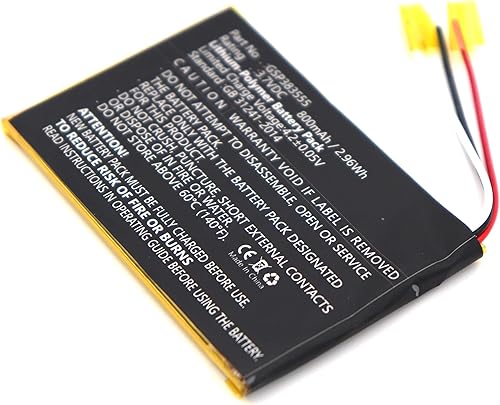 Miniatura 3 de Batería de repuesto para JBL Clip 2, Clip 2 an, CLIP2BLKAM, CS056US, P04405201 Parte NO GSP383555