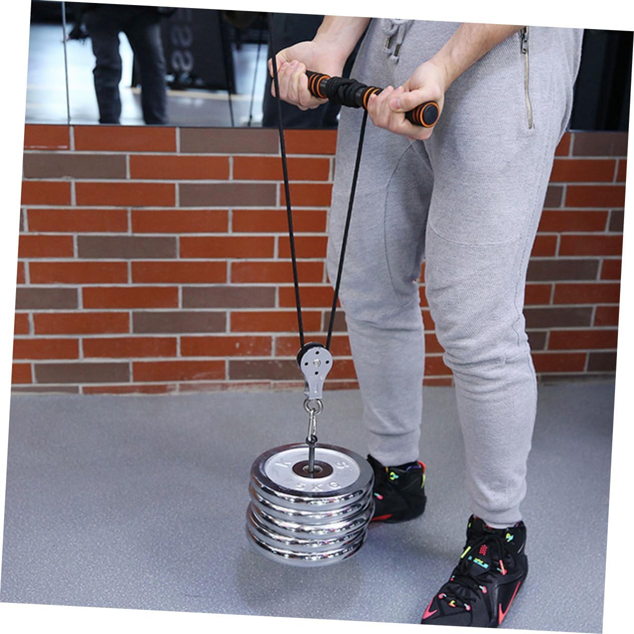 Arm Strength Trainer Bar Adjustable Weight-Bearing Horizontal Bar Fitness Equipment for Home Use Suitable for Men Women for Upper Body Strength Training