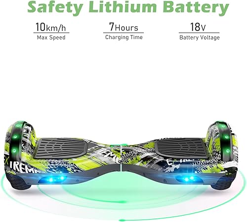 Miniatura 100 de CBD Patinete con luces LED Corlorful, ruedas de 6.5 pulgadas, scooter doble de 300 W para niños, niñas, niños y adultos, todas las edades A01-blanco