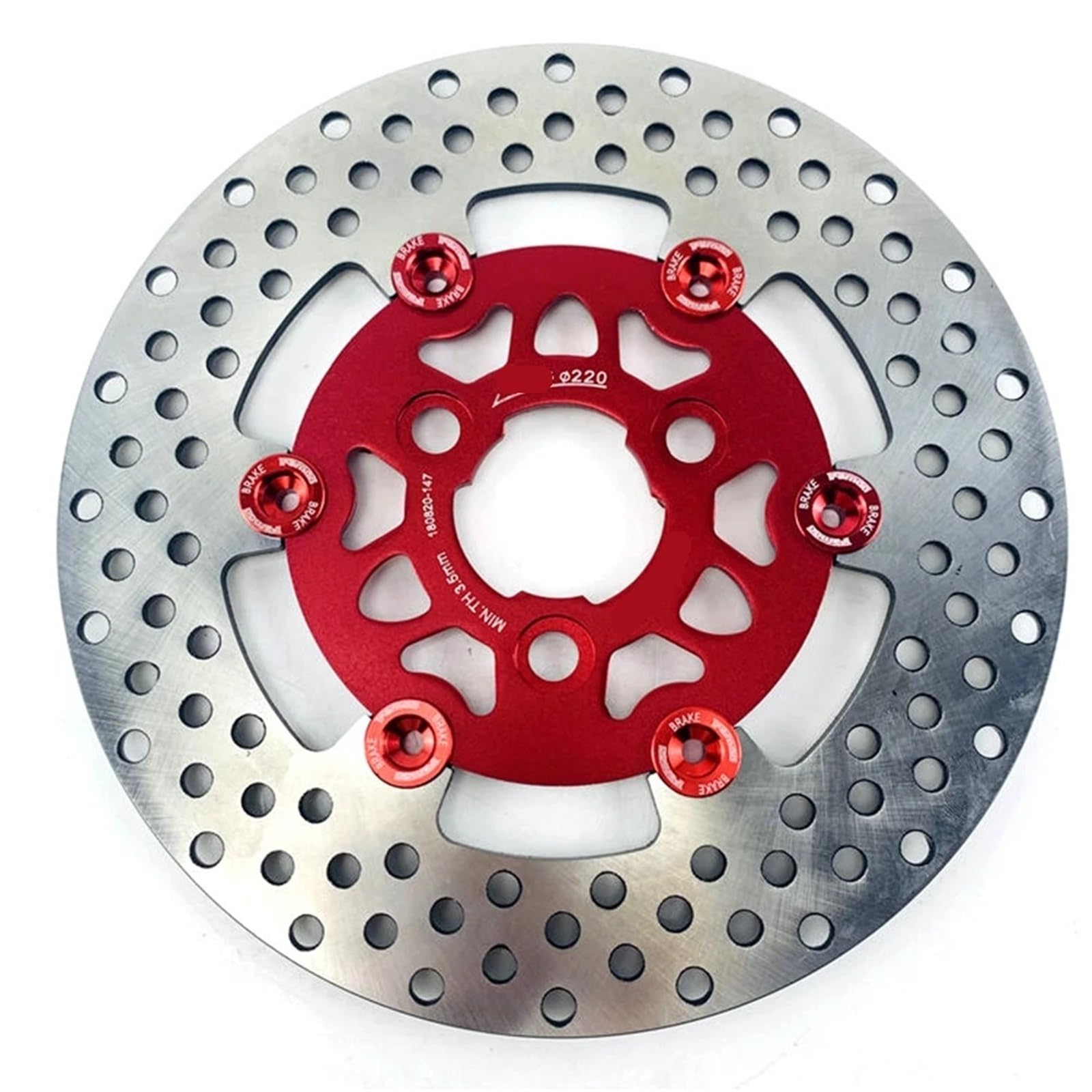 Amazon | フロントディスクローター CNC 3穴 220mm×57mm