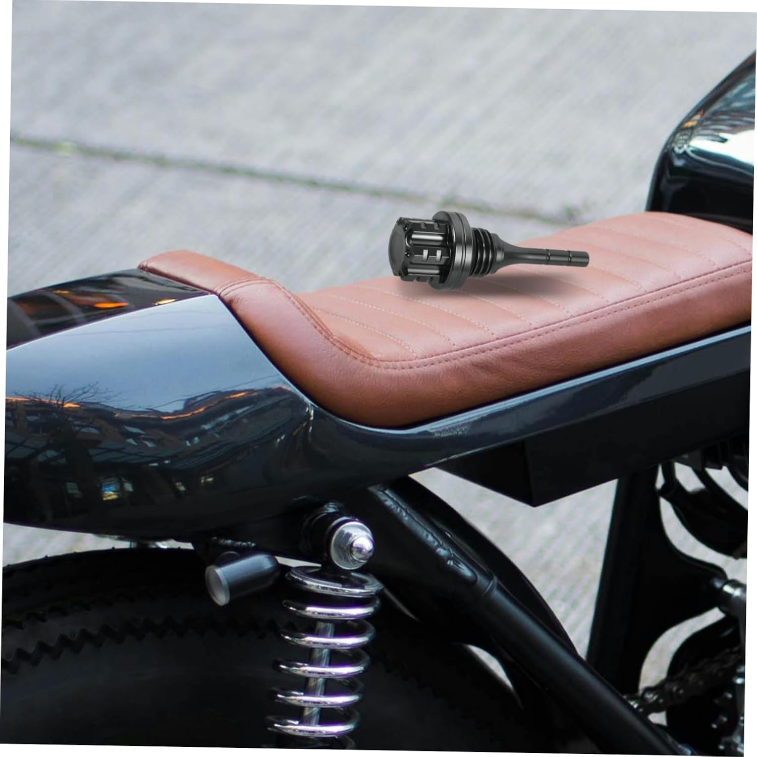 GLEAVI 125cc Aluminum Alloy Engine Oil Level Indicator for Motorcycle Easy Installation Designed for Optimal Engine Performance and Longevity