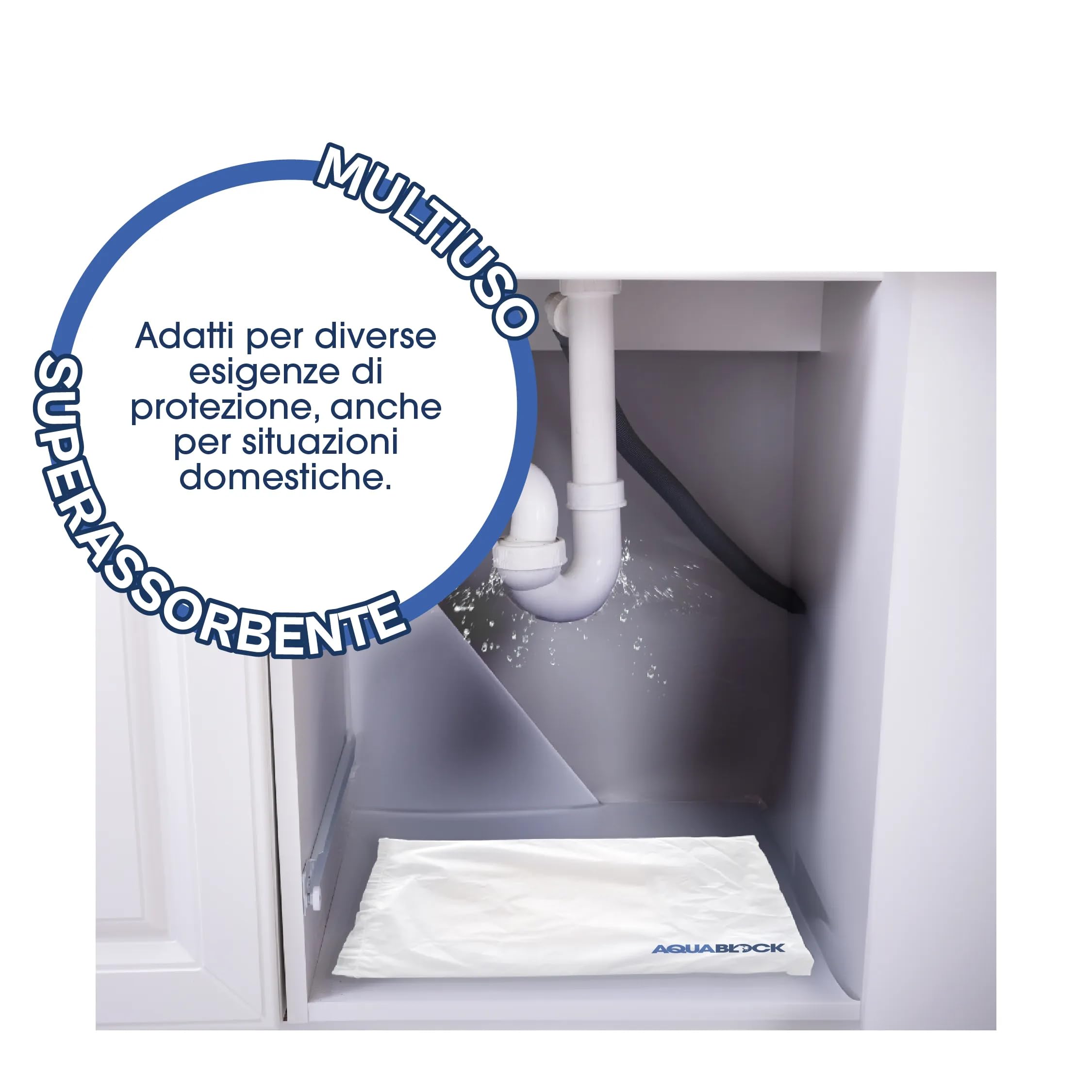 StickersLab - Sacchi Autoespandenti Antiallagamento 20x40cm – Barriera Assorbente Immediata da 8 o 20 pcs. (8)