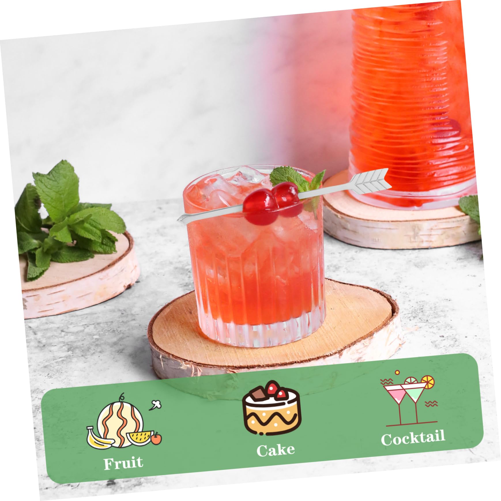 IMIKEYA 10pièces Fourchettes à Dessert Acier Outils De Service Pour Fruits Et Snacks Ustensiles Pour Réunions Familiales Et