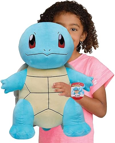 Pokemon Squirtle Giant Plush, 24-Inch - Adorable, Ultra-Soft, Life Size Plush Toy, Perfect for Playing & Displaying - Gotta Catch ‘Em All