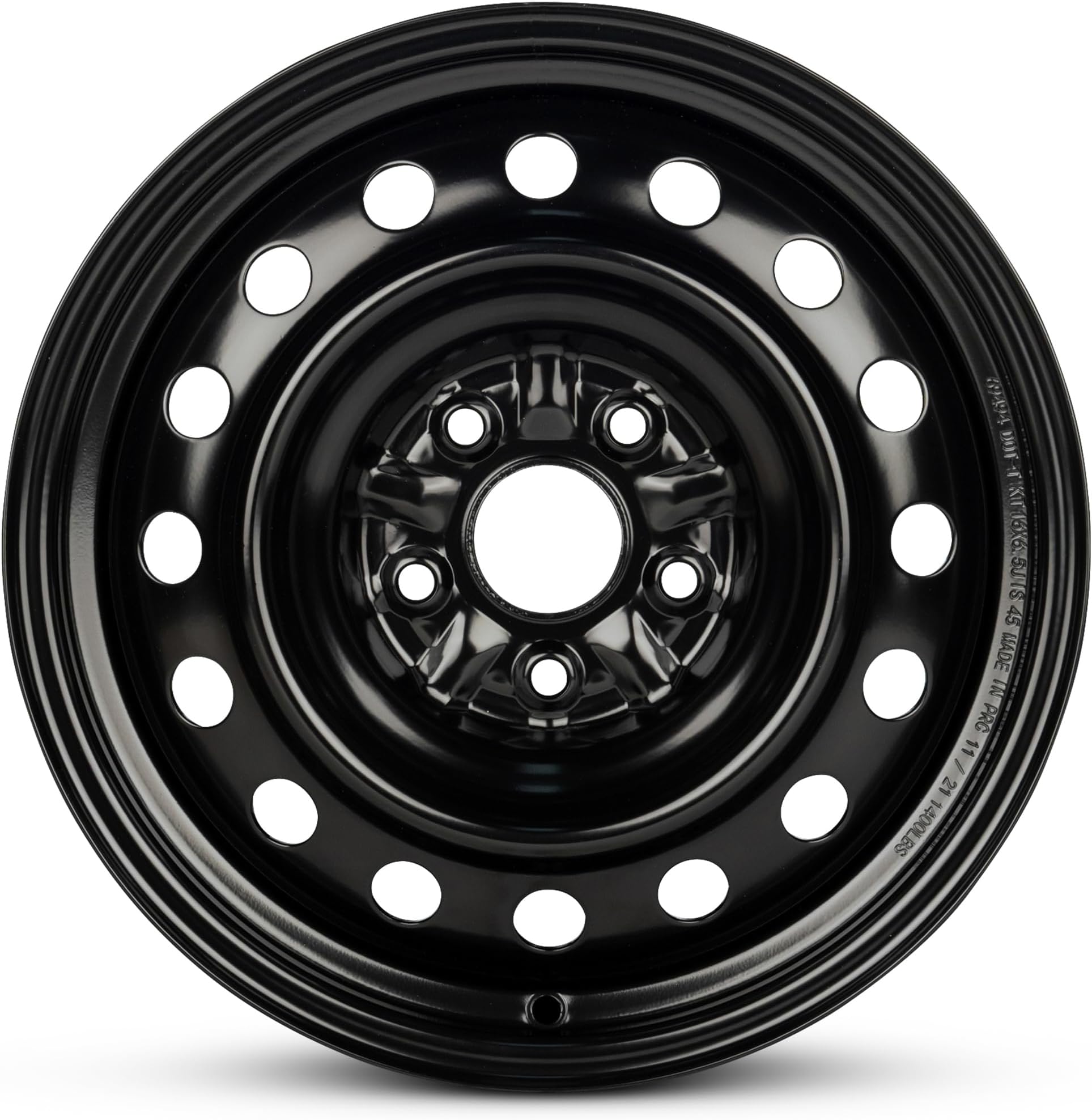 For 2007-2011 Toyota Camry 16 Inch Painted Black Rim - OE Direct Replacement - Road Ready Car Wheel