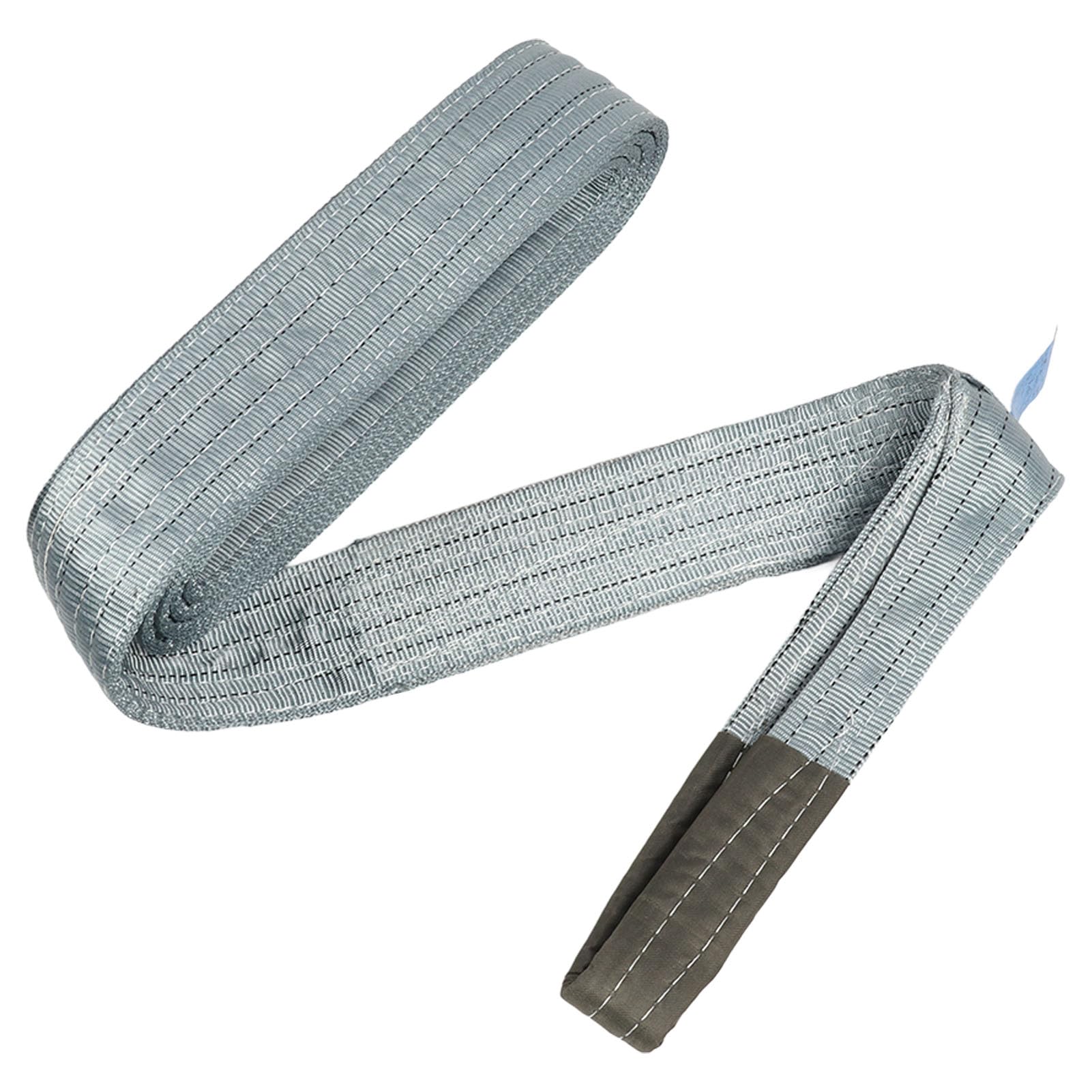 Ausla Heben, Flacher Hebegurt aus Polyester mit Doppelendschnalle, Hochfester, Flexibler Abrieb für die Hebetechnik von Industriekranen und die Handhabung Schwerer Lasten (8T)