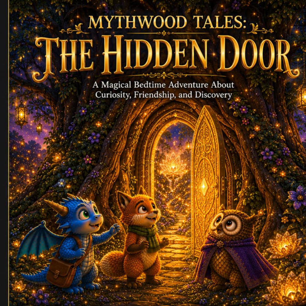 Mythwood Tales: The Hidden Door: A Magical Bedtime Adventure About Curiosity, Friendship, and Discovery