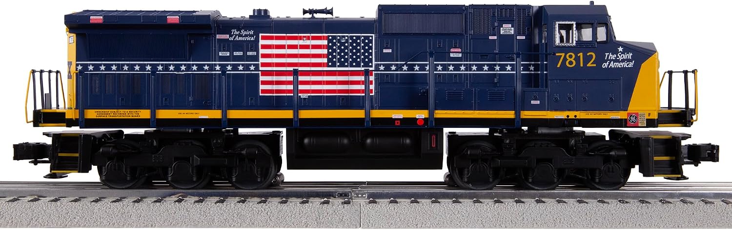 Lionel CSX Spirit of America LionChief Freight Bluetooth 5.0 O Gauge Train Set with Smoke, Voice Control, Sounds, Lights, and FasTrack - (No Remote)
