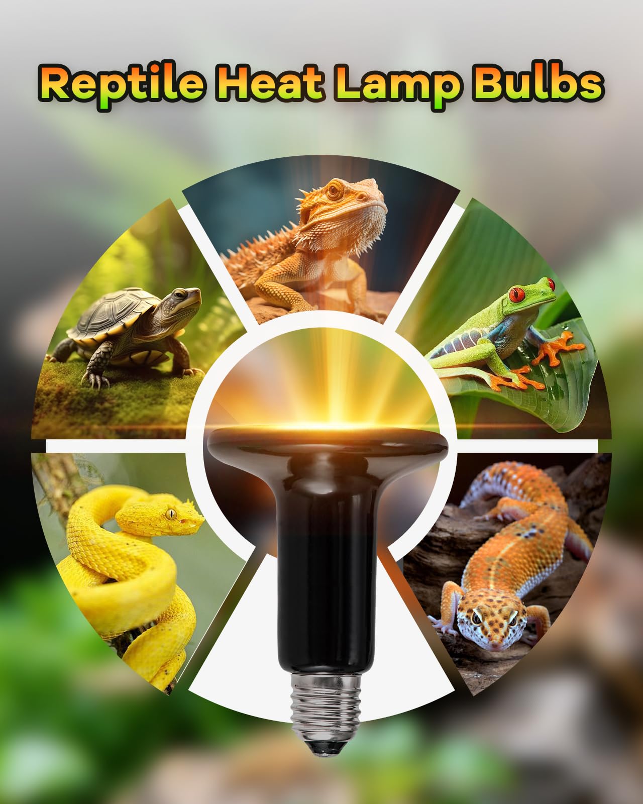 100W Ceramic Heat Emitter, 2 Pack Reptile Heat Bulbs, Ceramic Heat Lamp for Reptiles, Amphibian, Chicken, Dog, Cat, Snake, Chicken - image 4