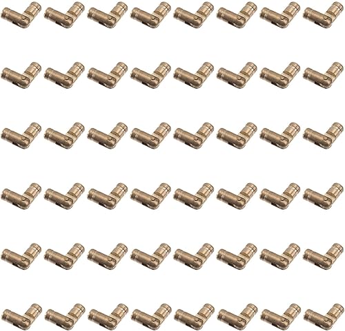 Miniatura 5 de 50 bisagras invisibles de barril de latón, bisagra oculta de latón, bisagra de barril pequeño para cajas de joyería, pequeños proyectos de