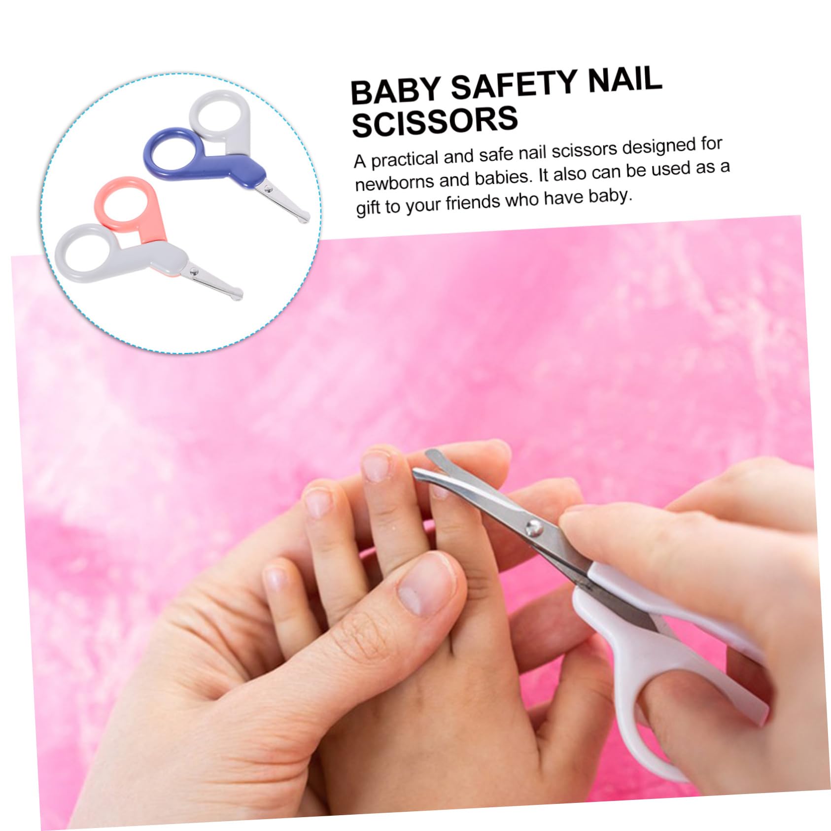 TOYANDONA Traje De Niños 6 Piezas tijeras de uñas cortaúñas recién nacido kit de cosmetología tijeras para niños tijeras de seguridad para bebés cortador de manicura clavo cortauñas