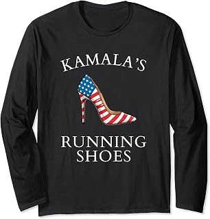 Kamala Harris For President 2024 Running Shoe Cute Shoe Long Sleeve T-Shirt