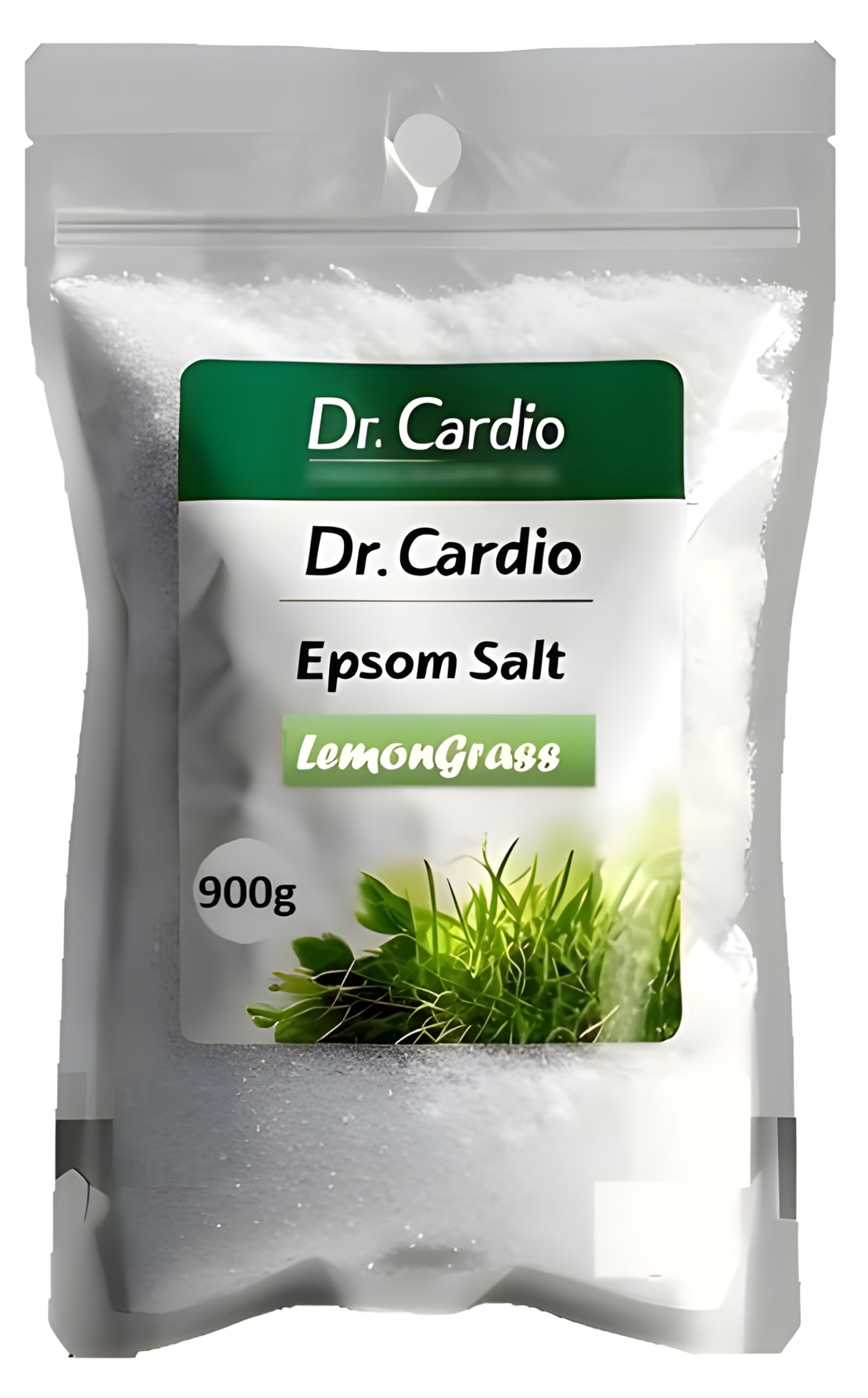 Dr Cardio Epsom Bath Salt for Foot and Body Pain Relief, Muscle Pain, Stress Relief (900gm, Lemongrass)-picture-51