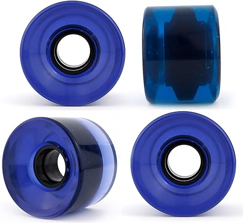 Miniatura 4 de VJ Monopatín camión y rueda, 5.0 monopatín camiones 5.000 in camiones wSkateboard Cruiser rueda 2.362 in, rodamientos de monopatín, tornillos de