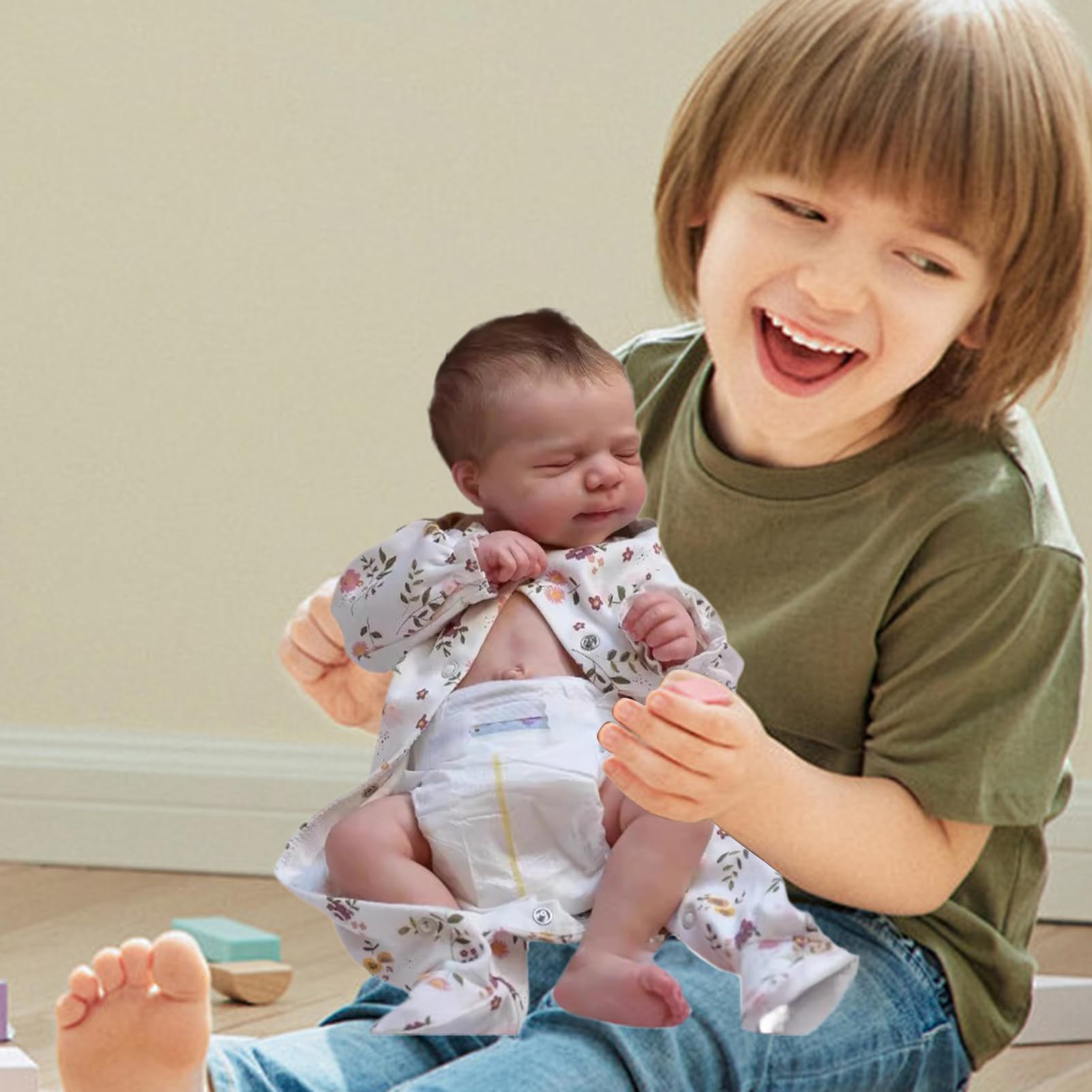Doll Reborn Life Real Sleeping Toy | SILICONE Da 19 Pollici Body Full Body